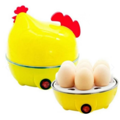 Olla de huevos eléctrica - Diseño gallina amarilla